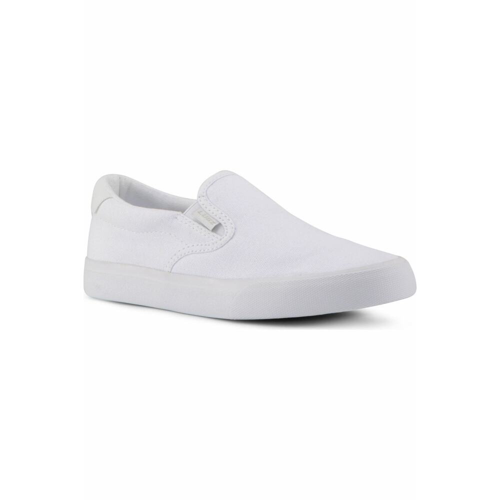 Lugz Sz 8.5 Men’s Clipper White Slip On Canvas Casual Street Sneakers
